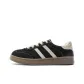 Black with White Stitching