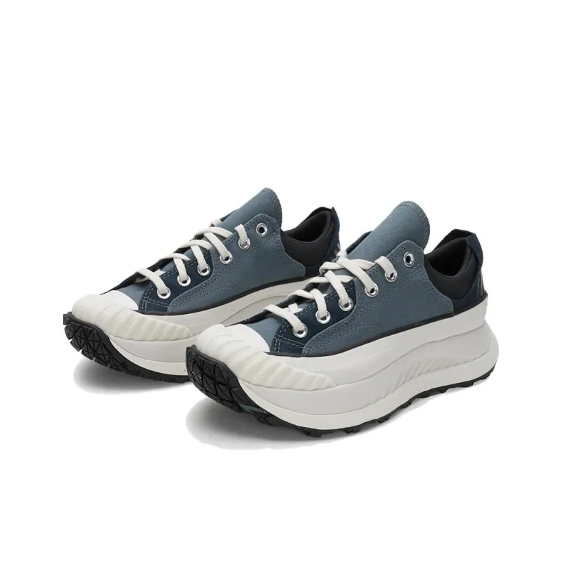 Converse 1970s Anti Slip Wear Resistant Low Top Casual Shoes Unisex Gray Black-2