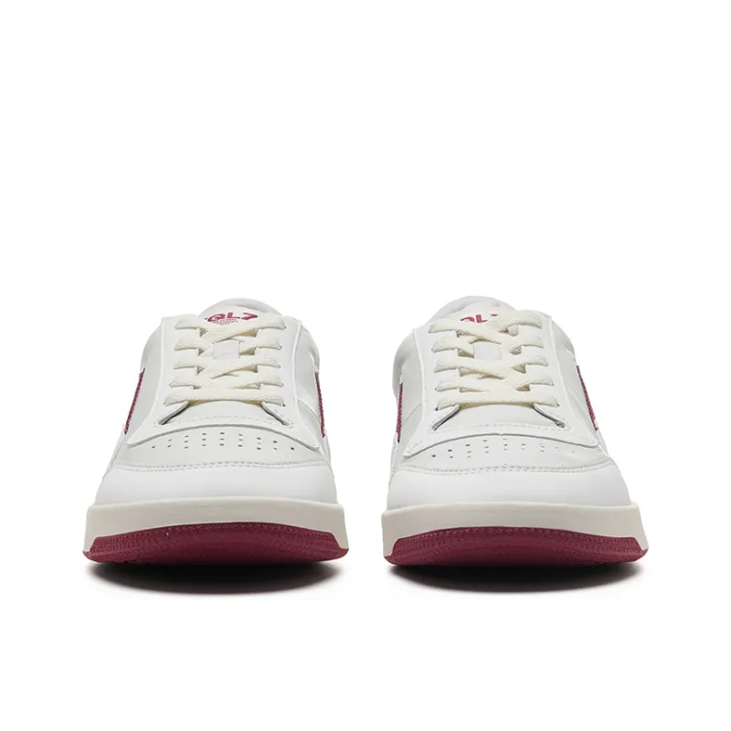 EQLZ EQUALIZER 1970 Lightweight Low Top Vintage Basketball Shoes Unisex Campus Red-4