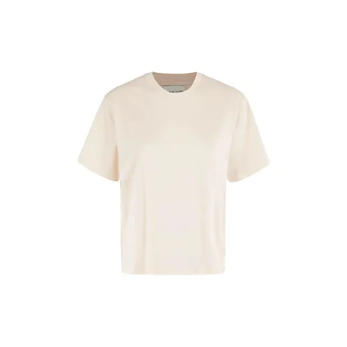 Loulou De Saison T-Shirts Women's Cream Yellow