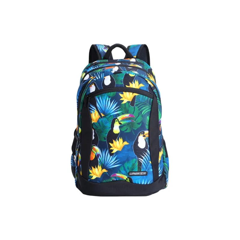 Uniker Polyester Backpack Medium Size Unisex Multicolor-18