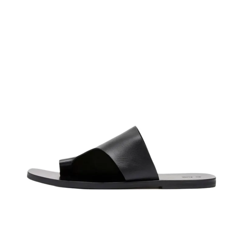 ST. AGNI Flip Flops Women's Black-0