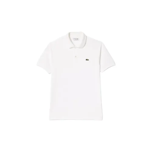 LACOSTE Polo Shirts Men White