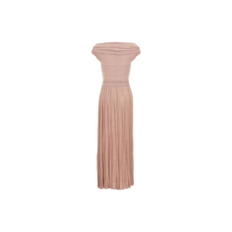 Antonino Valenti Short Sleeved Dress Women's Apricot-1