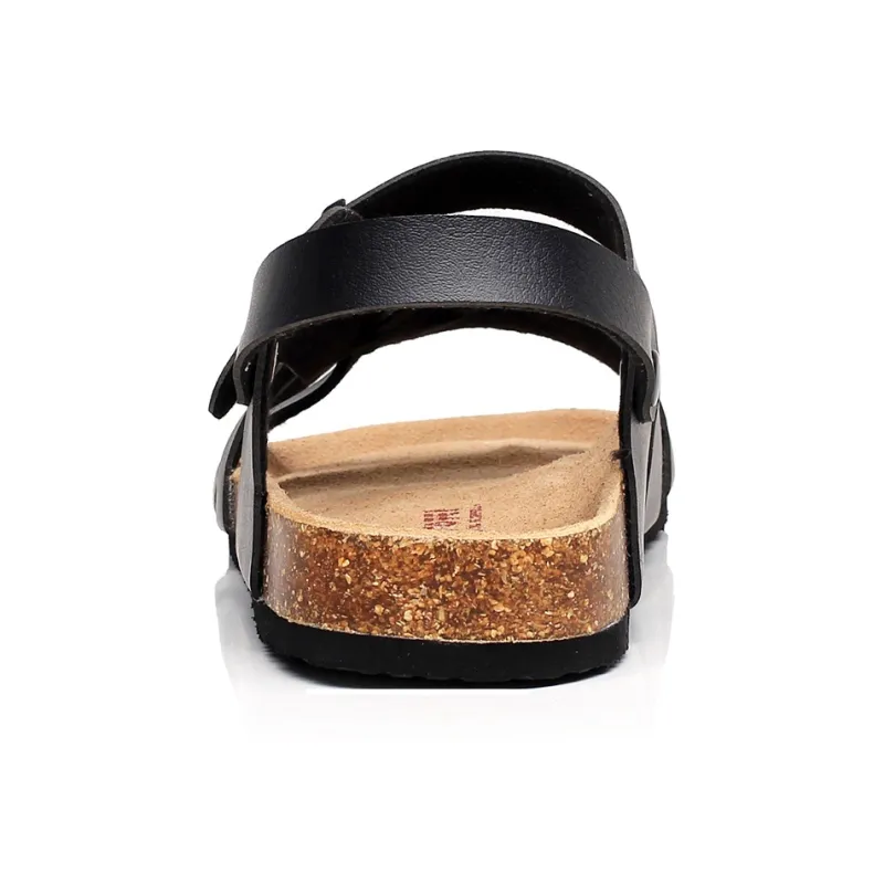 Golofi Double Layered Cork Slippers Roman Sandals Men's-2