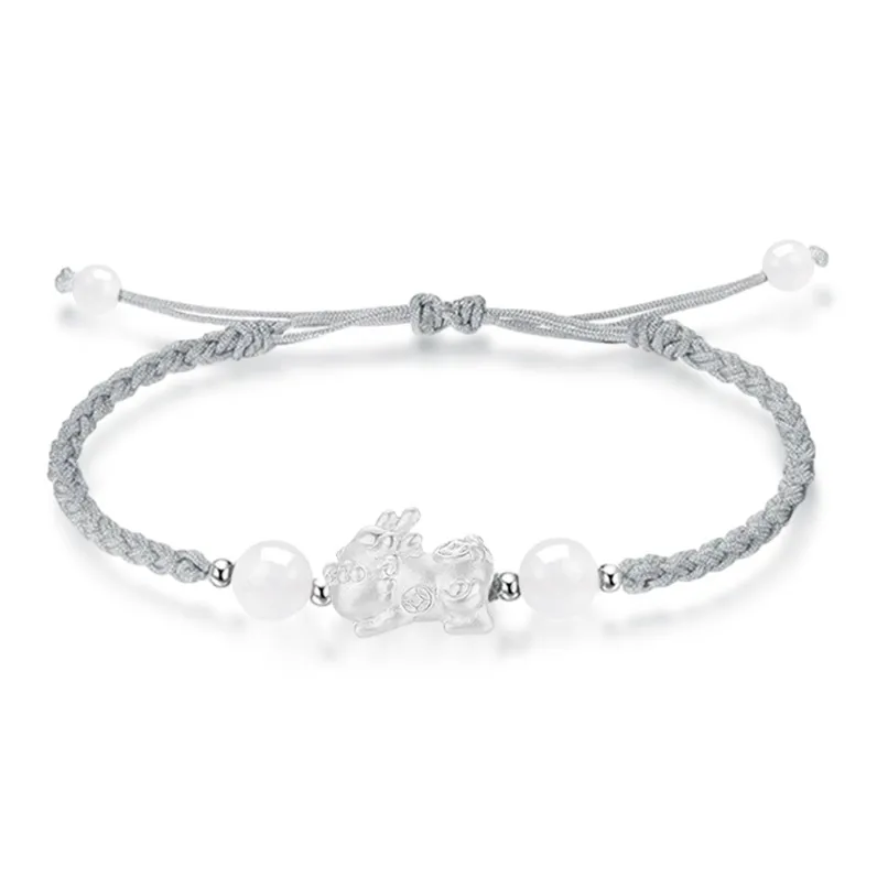 MISS TOOYA S999 Fine Silver Bracelets Unisex-0