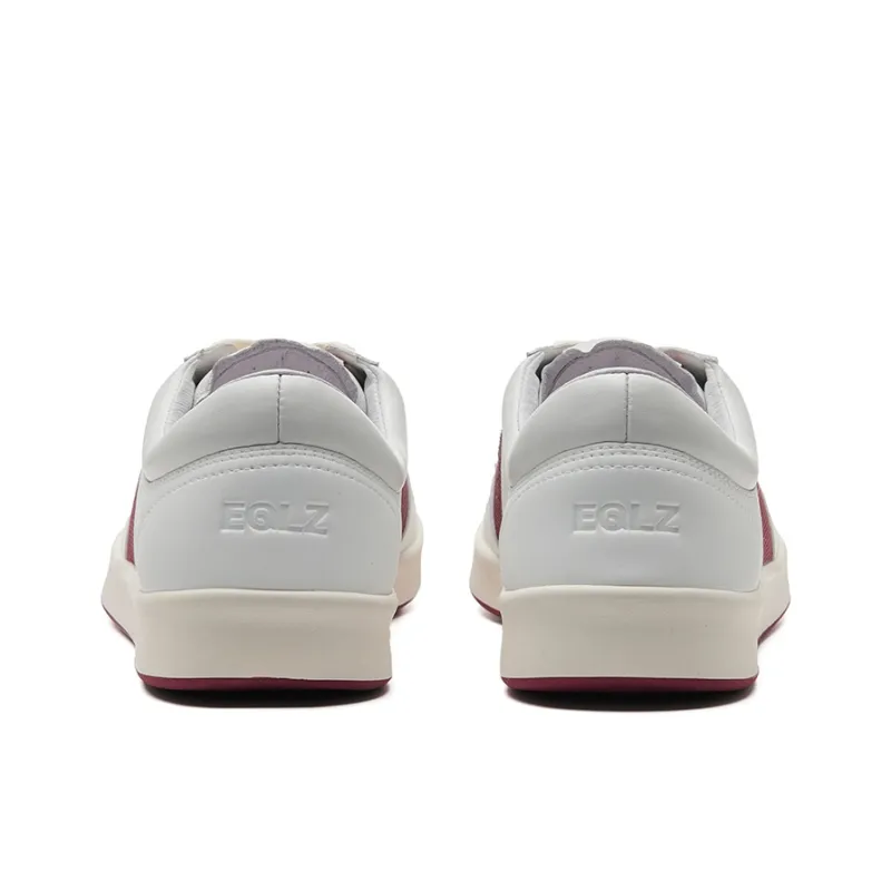 EQLZ EQUALIZER 1970 Lightweight Low Top Vintage Basketball Shoes Unisex Campus Red-5