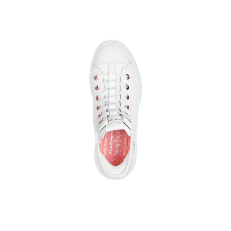 Skechers Slip Ins Anti Slip Wear Resistant Low Top Casual Shoes Women's White-3