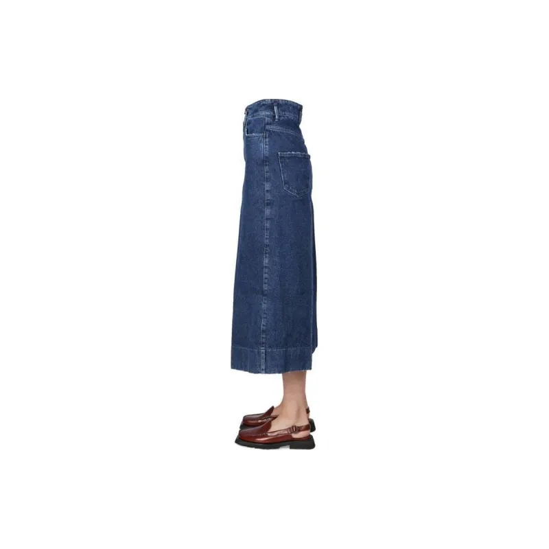 Alysi Wide Leg Cropped Jeans-2