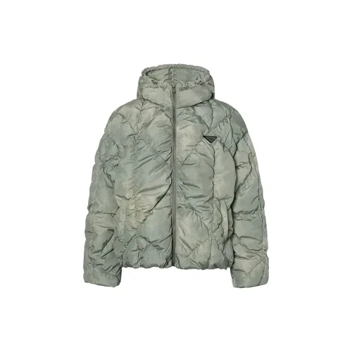 ROCAWEAR Down Jackets Unisex Gray Green