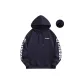 Navy Blue Hooded Fleece-Lined