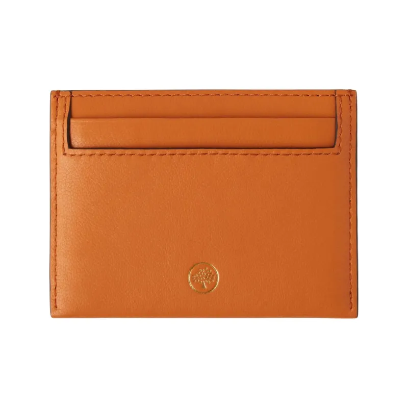 Mulberry Grained Leather Credit Card Holder Card Case Regular Women's Sunset Yellow-1