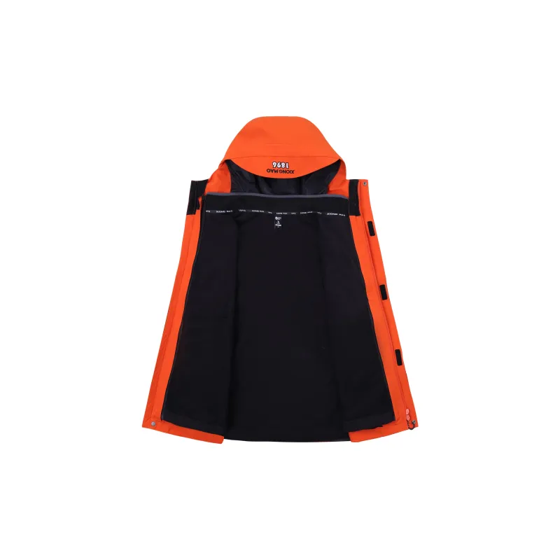 Panda Carefree Play Series Warm Water-Resistant Rainproof Windproof Windbreaker Jacket Unisex-5