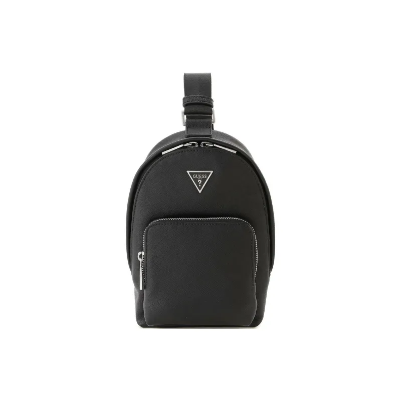 GUESS Polyurethane Sling Bag Mini Men's Black-0