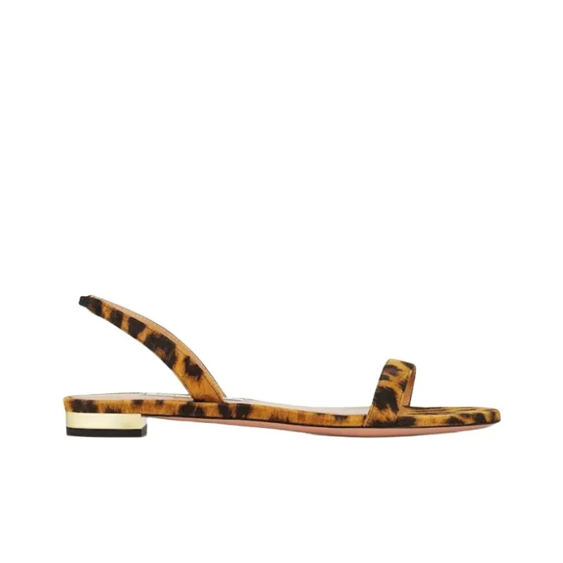 AQUAZZURA So Nude Strap Sandals Women's Yellow Black-1
