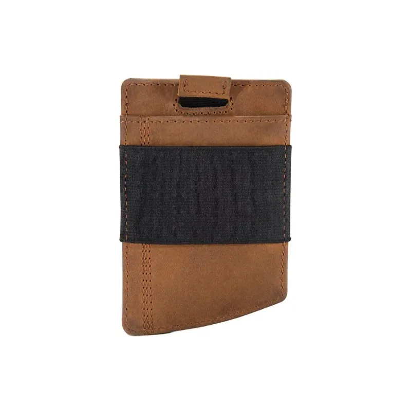 Carhartt Grained Saddle Leather Wallet Unisex Brown-1