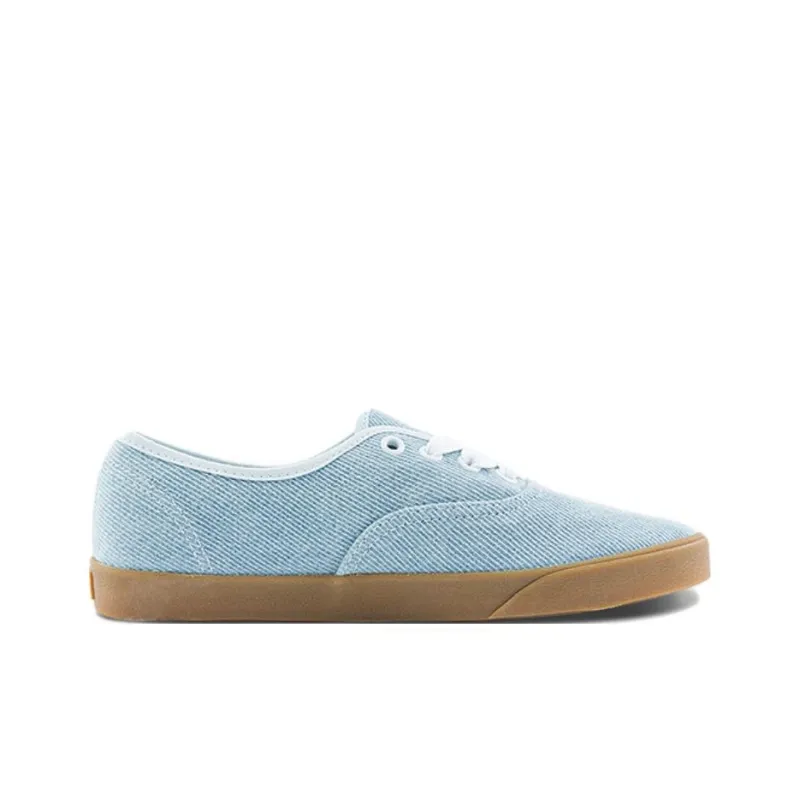 Vans Authentic Non slip Lightweight Low Top Skateboard Shoes Unisex Light Blue-1