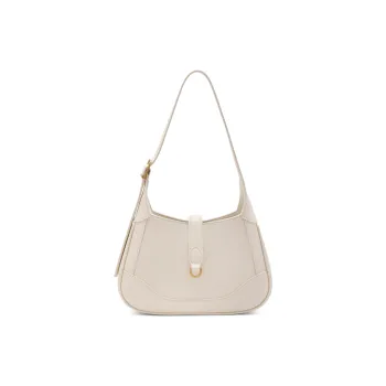 BELLE Premium Texture Shoulder Bag Women's Solid Color Plain