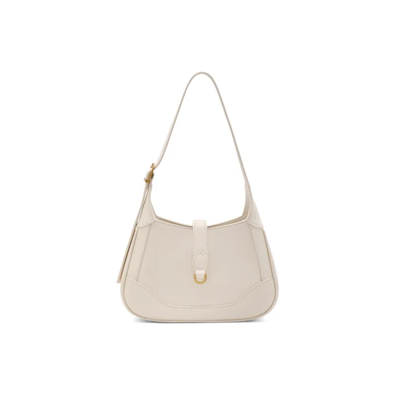 BELLE Premium Texture Shoulder Bag Women's Solid Color Plain-0