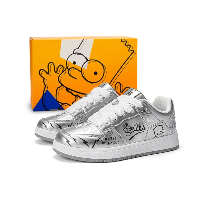 The Simpsons Low Top Skateboard Shoes Unisex-45