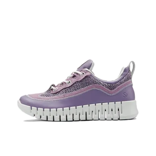 Ecco Hiking / Trekking Shoes Women's Low-Top Light Purple/Lavender