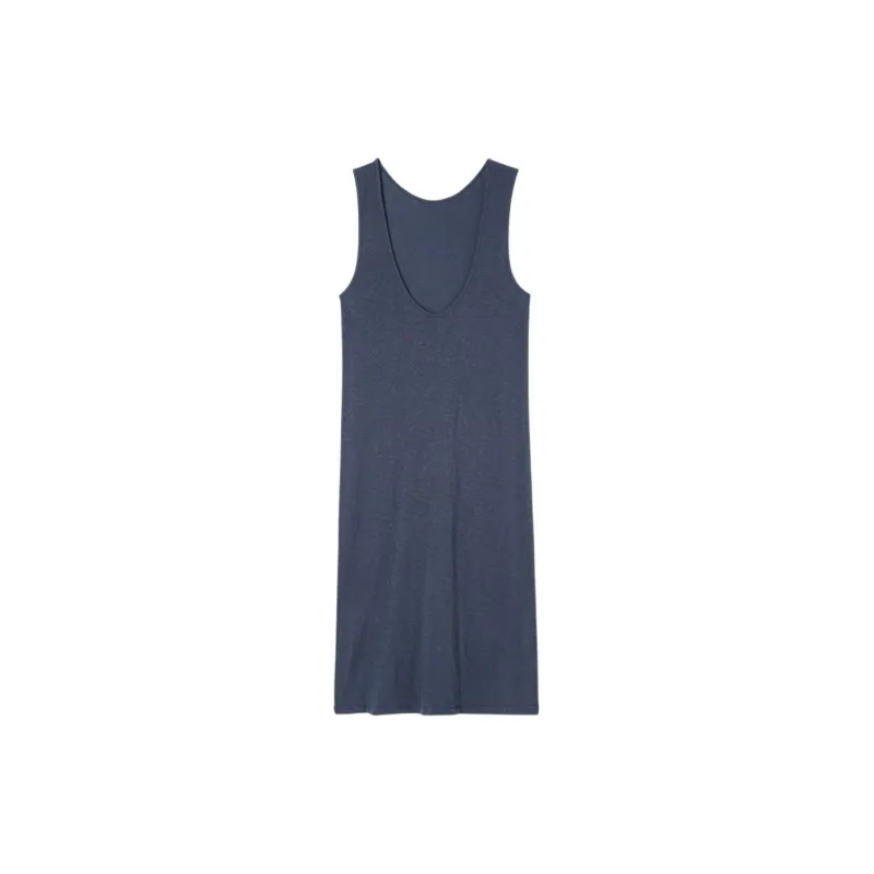 AMERICAN VINTAGE A.M SS24 ROBE FEMME SULLY Sleeveless Dress Women's Marine Blue-1