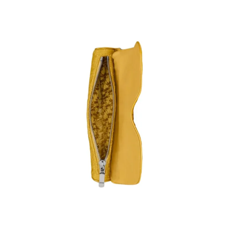 DIOR Technical Fabric Saddle Bag, Shoulder Bag, Crossbody Bag Women's Yellow-2
