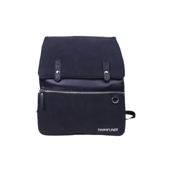 SWIMFUNER Waterproof Polyester Travel Backpack, School Casual Backpack Regular Women's Black