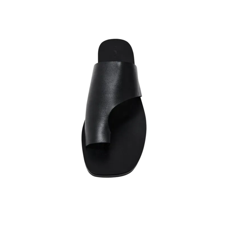 ST. AGNI Flip Flops Women's Black-2
