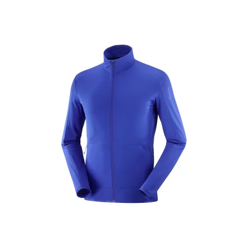 SALOMON ESSENTIAL LIGHTWARM Jackets Men Surfing Blue