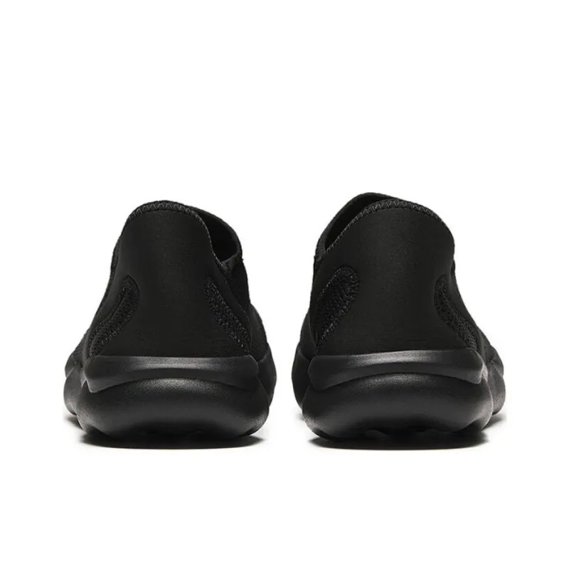 Anta Abrasion Resistant Low Top Training Shoes Unisex Black Gray-3
