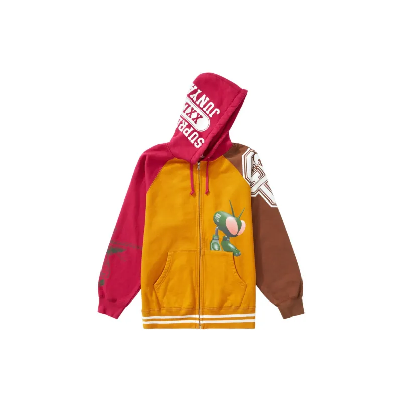 Supreme Junya Watanabe Cdg Man Zip Up Hooded Sweatshirt-4