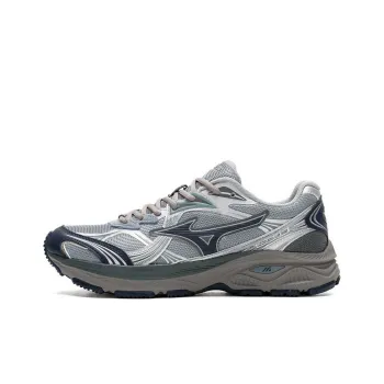Mizuno Anti Slip And Wear Resistant Breathable Low Top Running Shoes Unisex Blue Black