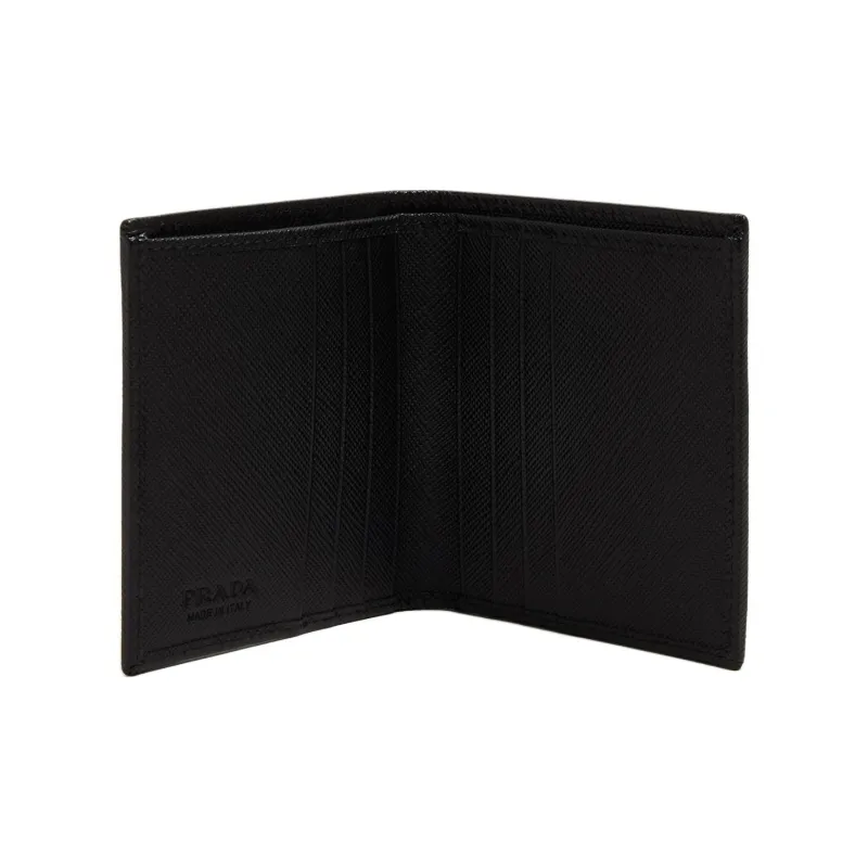 PRADA Fabric Wallet Men's Black-2