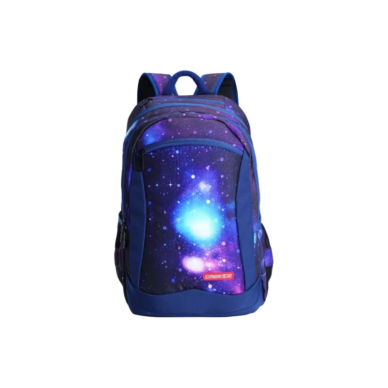 Uniker Polyester Backpack Medium Size Unisex Multicolor-4