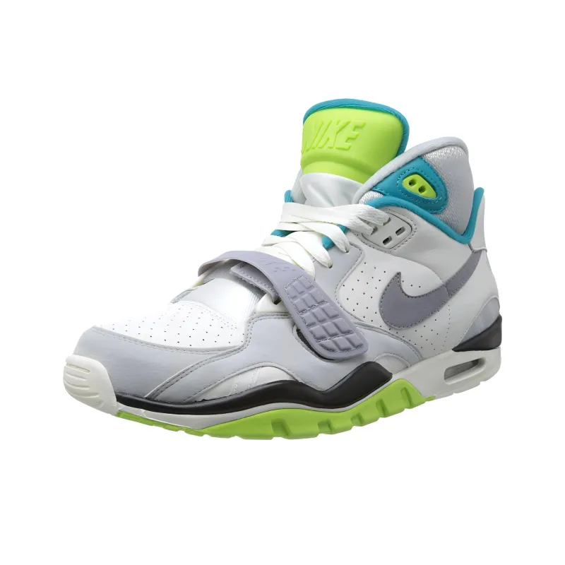 Nike Air Trainer SC High II OG Cushioning, Wear Resistant High Top Training Shoes Unisex Gray Green-2