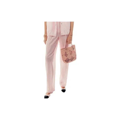 CHANEL Casual Pants Women's Light Pink