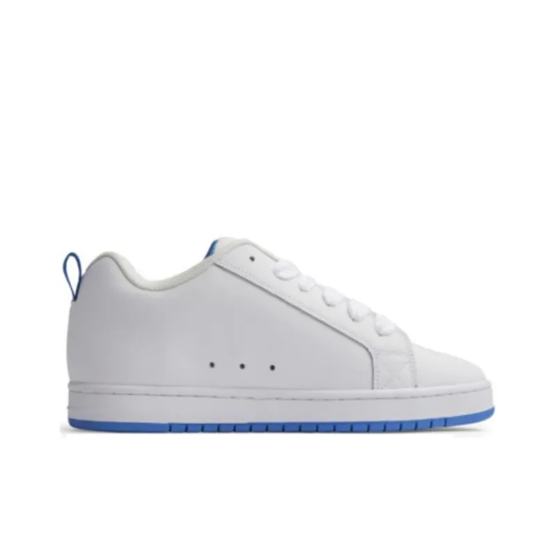 DC Shoes Court Graffik Lightweight Low Top Skateboard Shoes Men's White-1