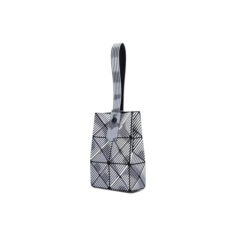 ISSEY MIYAKE Polyvinyl Chloride Resin Handbag Women's Gray-1