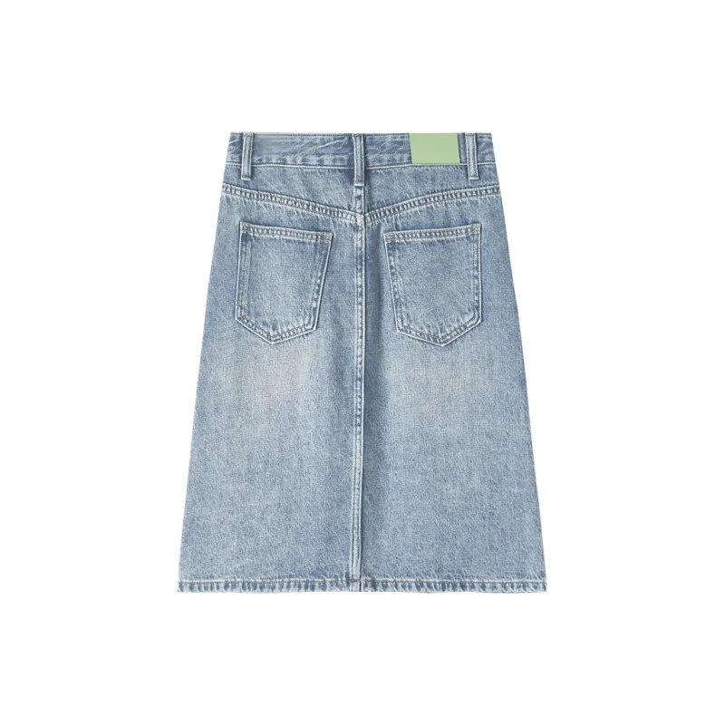 HIPPIEMISS Denim Short Skirts Women's Blue-15