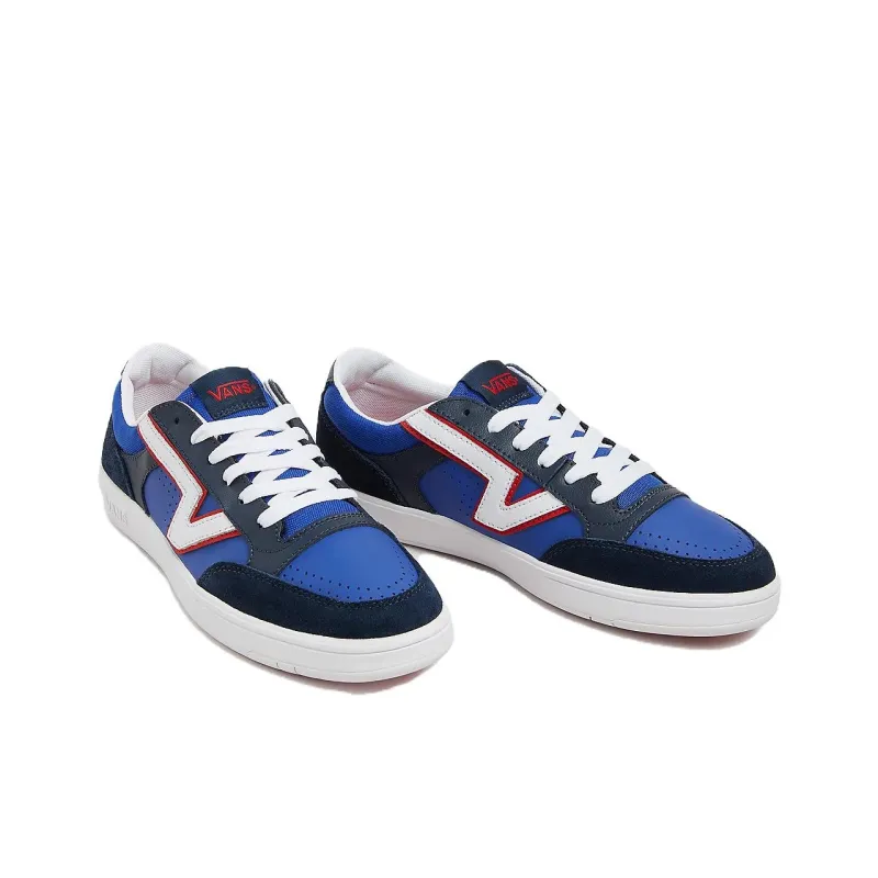 Vans Lowland Comfycush Non-slip Lightweight Low-Top Skateboard Shoes Unisex Blue Black-2