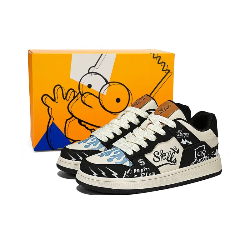 The Simpsons Low Top Skateboard Shoes Unisex-6