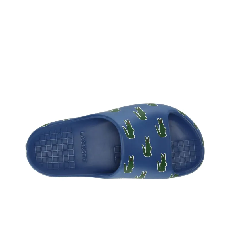 LACOSTE Odor-Resistant Abrasion-Resistant Slide Slippers Men's Blue-2
