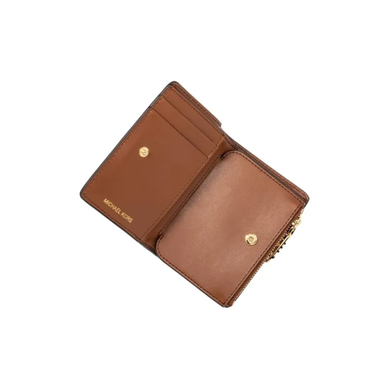 MICHAEL KORS PVC Coated Polyester Wallet Medium Size Women's Brown-2