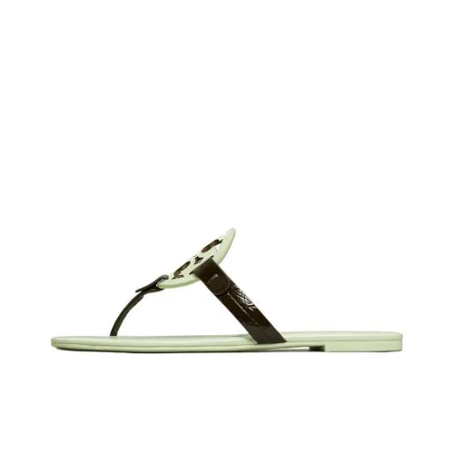 TORY BURCH Miller Flip Flops Women's Green