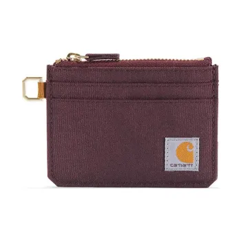 Carhartt Nylon Card Holder Unisex Red Brown
