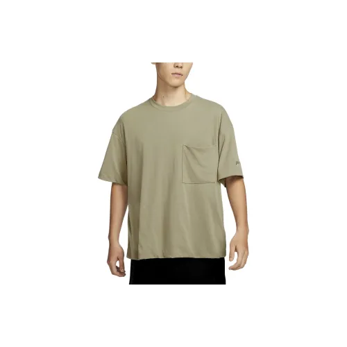 Nike T-Shirts Men Olive Green