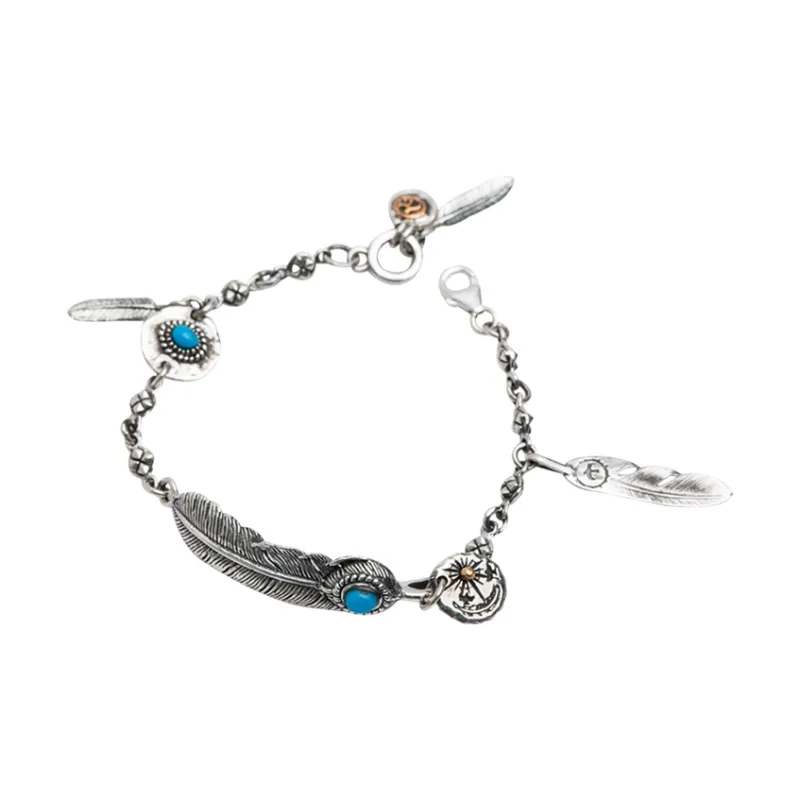 Ruibeila 925 Sterling Silver Bracelets Unisex-0