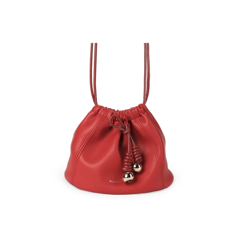 Abbott-VINTAGE Cow Leather Burned Rice Bag Crossbody Bag Shoulder Bag Regular Women's Gold/Red/White/Black-1