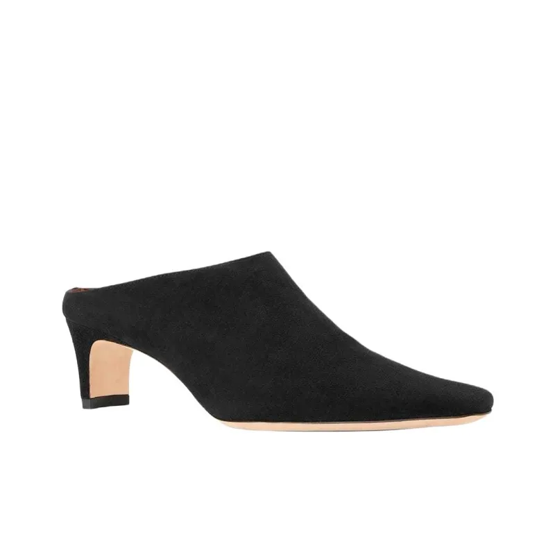 Staud Closed Toe Slippers 5.5cm Women's Black-2